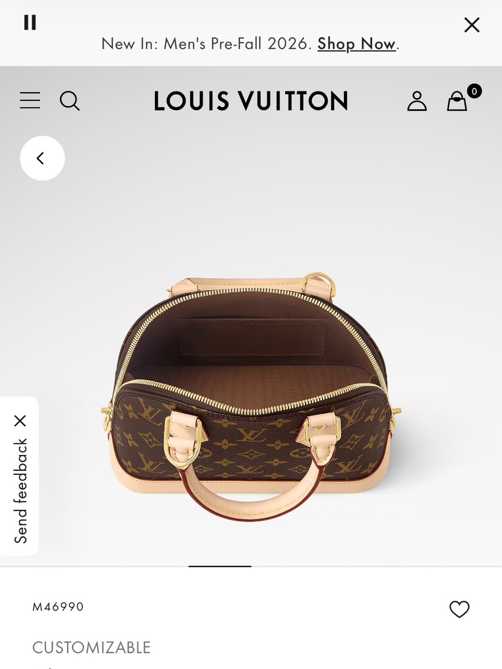 Louis Vuitton Monogram Alma BB Satchel in Brown and Tan with LV adjustable strap - Picture 16 of 16